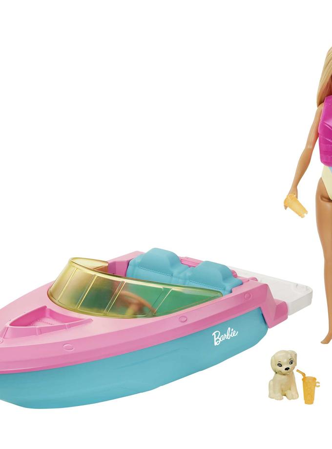 Barbie Doll and Boat Playset, Floats in Water For Sale