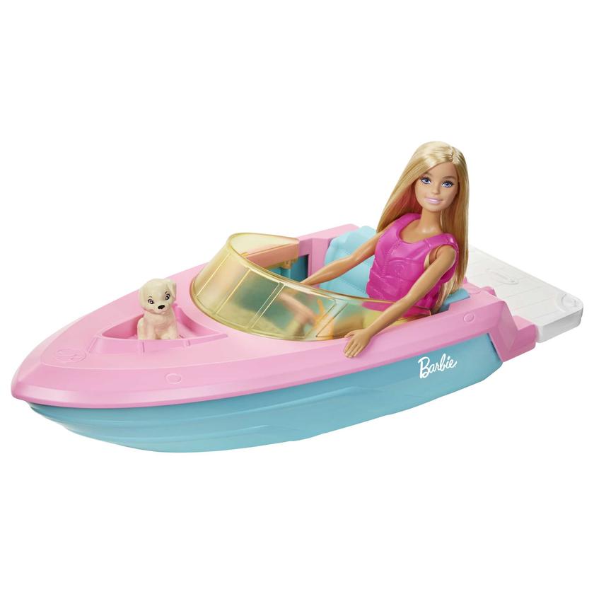 Barbie Doll and Boat Playset, Floats in Water For Sale