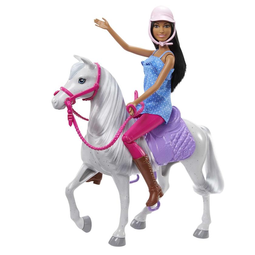 Barbie Doll And Horse With Saddle, Bridle And Reins, Gift For 3 To 7 Year Olds On Sale