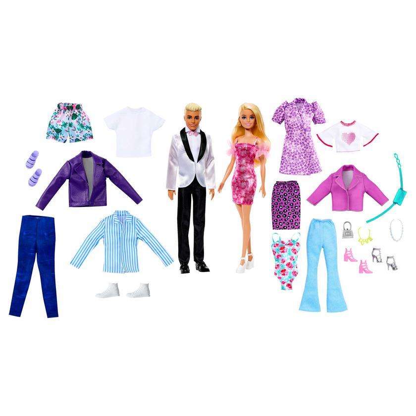 Barbie Doll And Ken Doll Fashion Set With CloThes And Accessories High Quality