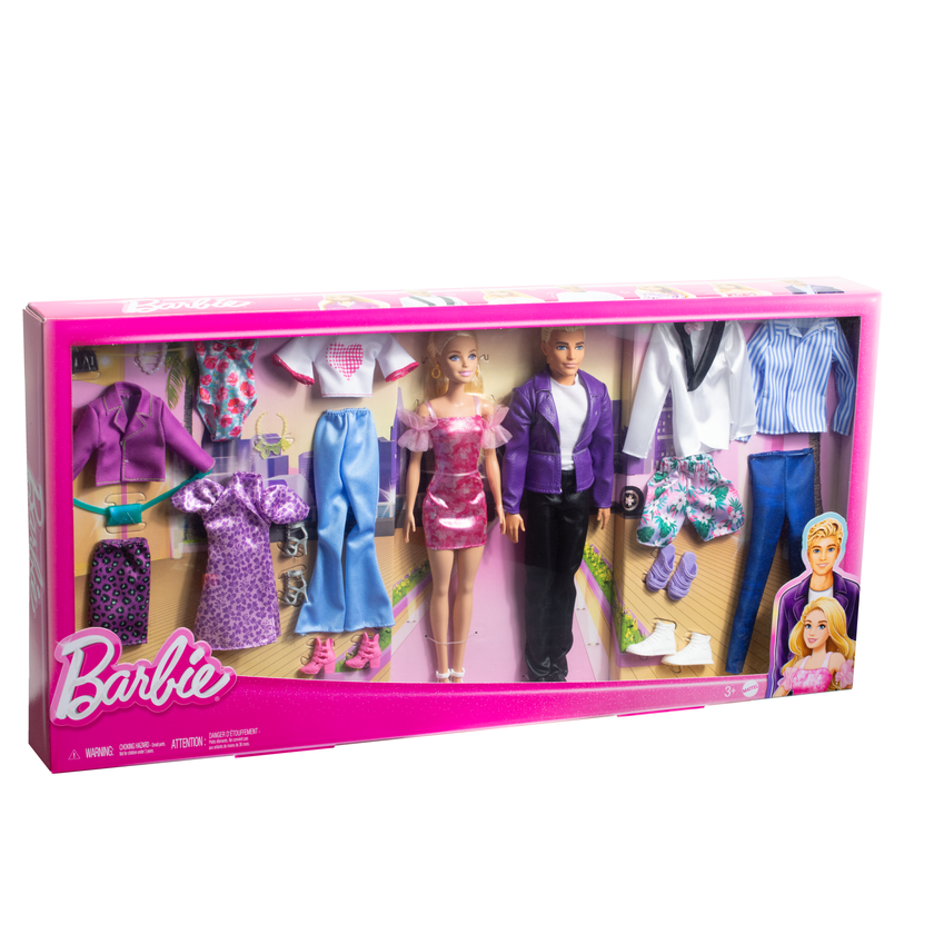 Barbie Doll And Ken Doll Fashion Set With CloThes And Accessories High Quality