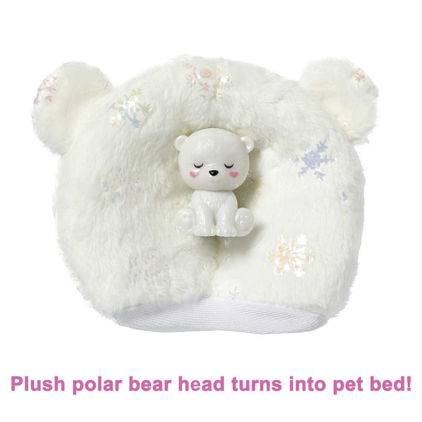 Barbie Doll Cutie Reveal Polar Bear Costume Doll With Pet, Color Change, Snowflake Sparkle Best Price