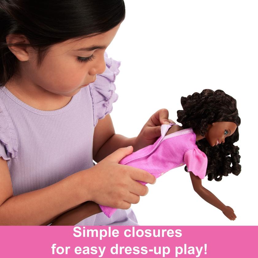 Barbie Doll For Preschoolers, My First Barbie Deluxe, Black Hair On Sale