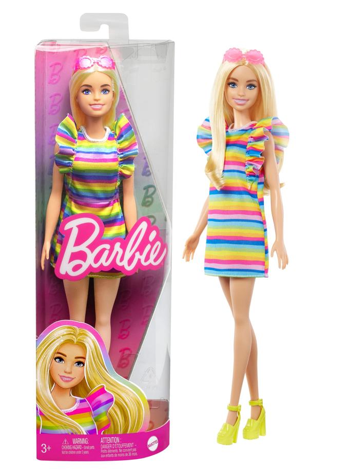 Barbie Doll With Braces And Rainbow Dress, Barbie Fashionistas For Sale