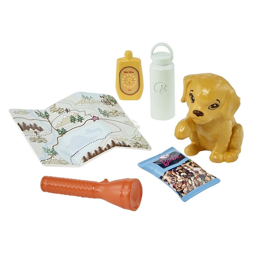 Barbie Doll With Puppy, Kids Toys, Self-Care Hiking Day Best Buy