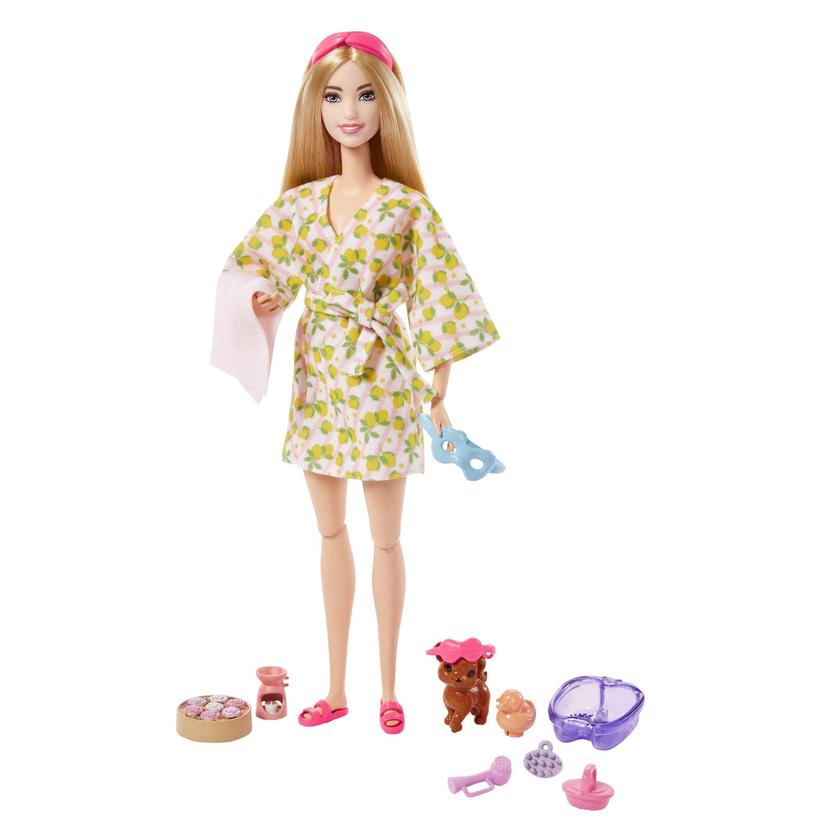 Barbie Doll With Puppy, Kids Toys, Self-Care Spa Day New Arrival