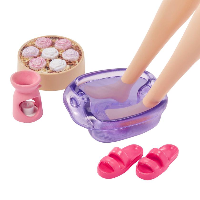 Barbie Doll With Puppy, Kids Toys, Self-Care Spa Day New Arrival