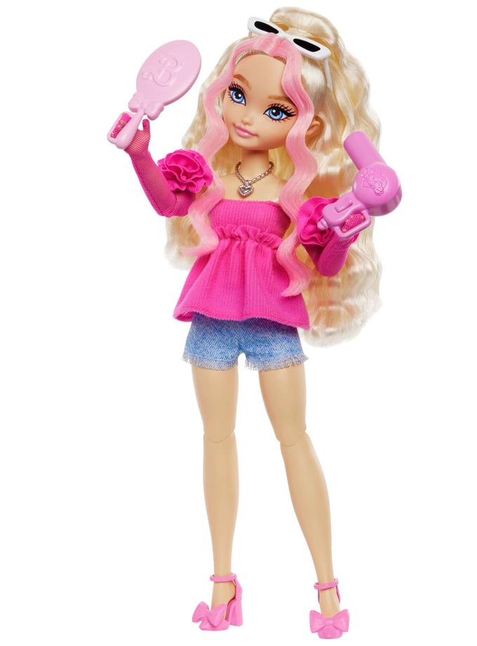 Barbie Dream Besties Barbie “Malibu” Fashion Doll With 8 Makeup & Hair Themed Accessories Best Buy