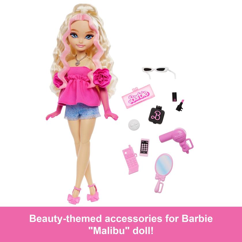 Barbie Dream Besties Barbie “Malibu” Fashion Doll With 8 Makeup & Hair Themed Accessories Best Buy