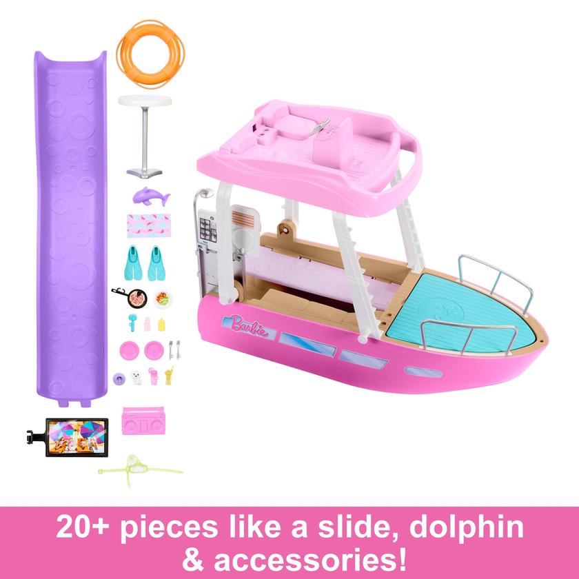 Barbie Dream Boat Playset With Pool, Slide And 20+ Accessories Best Buy