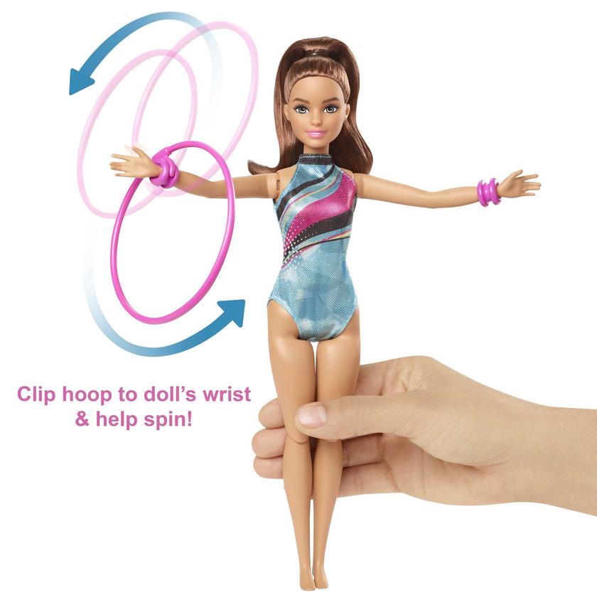 Barbie Dreamhouse Adventures Spin ‘N Twirl Gymnast Doll And Accessories Same Day Delivery