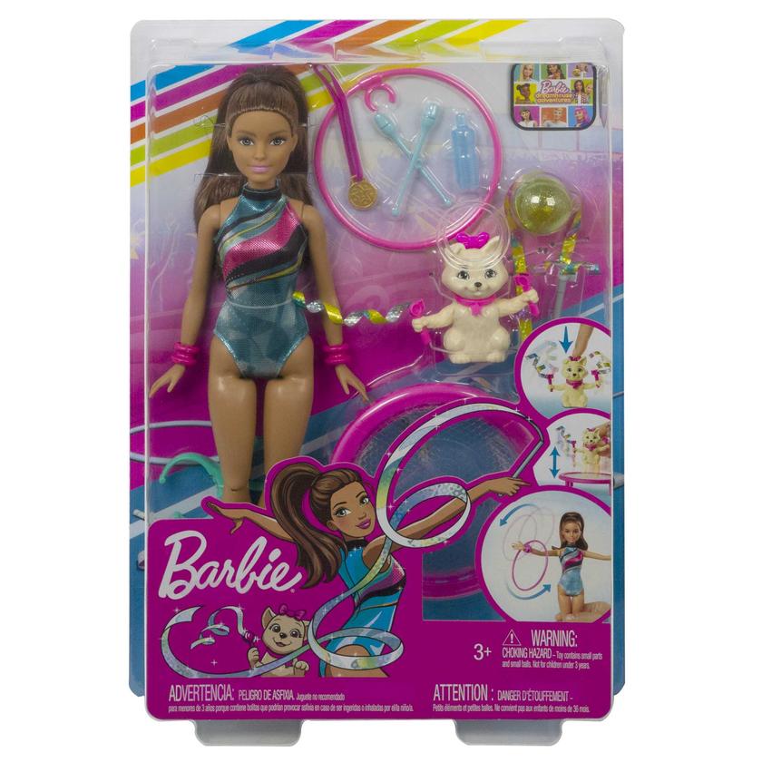 Barbie Dreamhouse Adventures Spin ‘N Twirl Gymnast Doll And Accessories Same Day Delivery