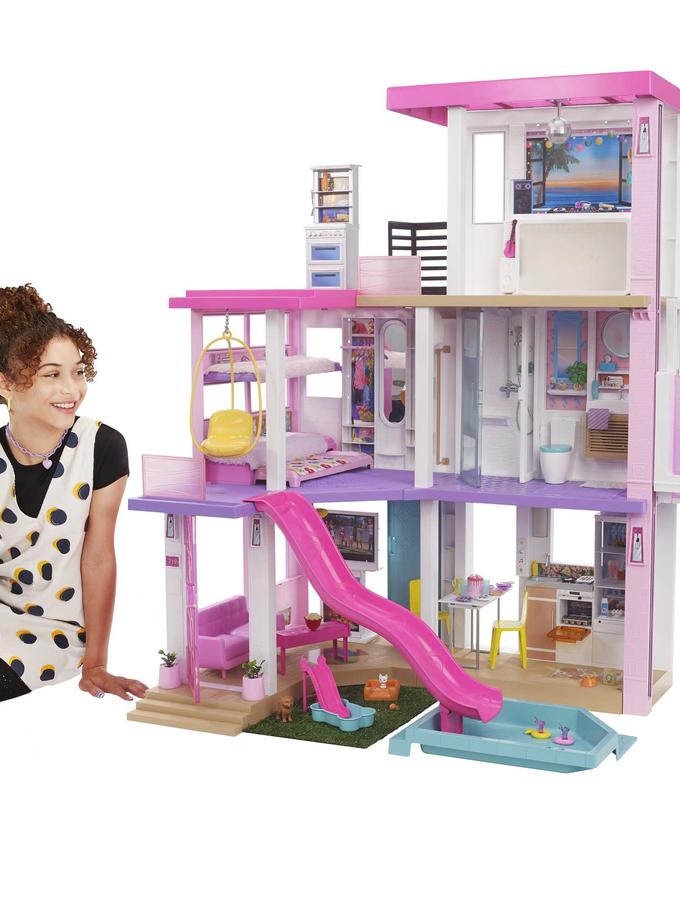 Barbie Dreamhouse Dollhouse With 75+ Accessories & Wheelchair Accessible Elevator, Lights, Sounds, Music For Sale