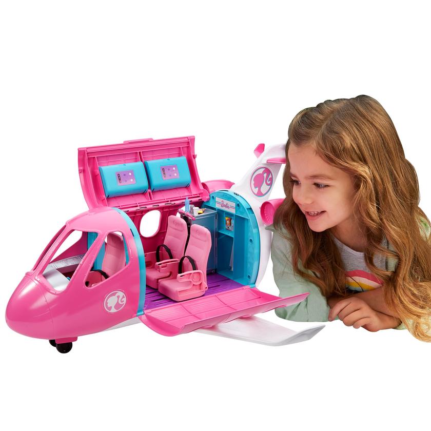 Barbie Dreamplane Airplane Playset With Puppy And Snack Cart, 15+ Accessories High Quality