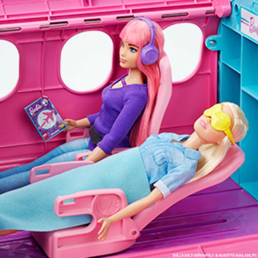 Barbie Dreamplane Airplane Playset With Puppy And Snack Cart, 15+ Accessories High Quality