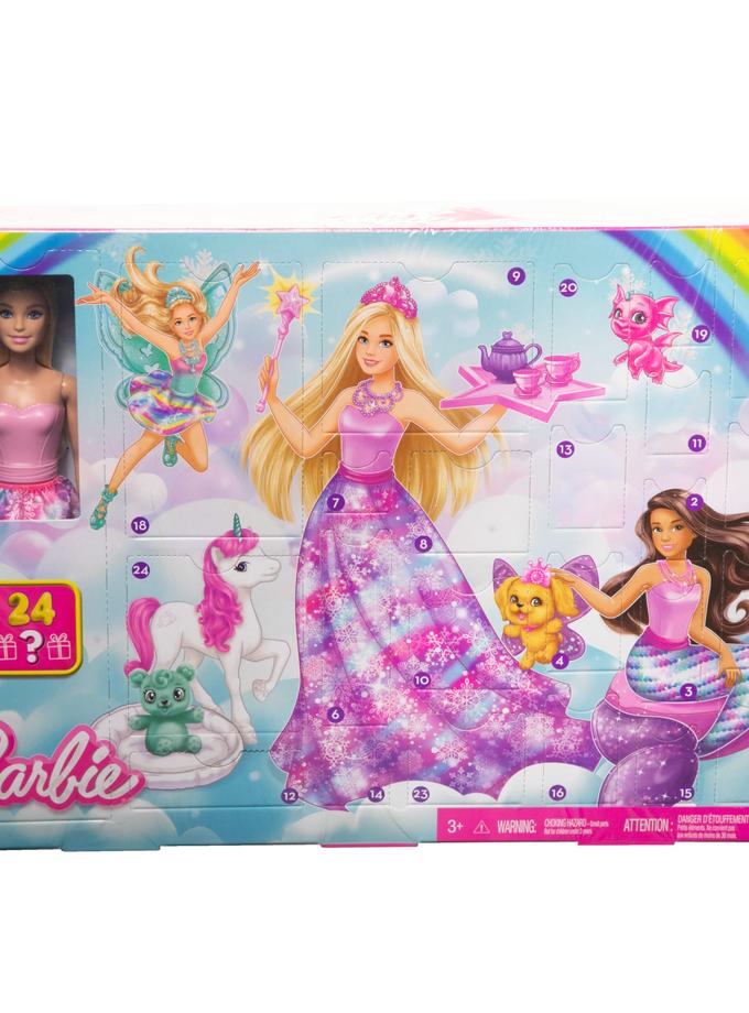 Barbie Dreamtopia Advent Calendar With Doll And 24 Surprises Like Pets, Clothes And Accessories For Sale