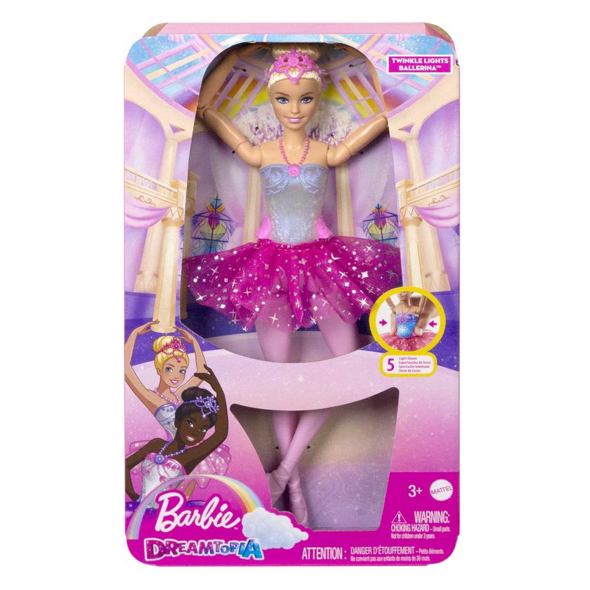 Barbie-Dreamtopia Ballerine Lumières Scintillantes-Poupée Blonde Best Price