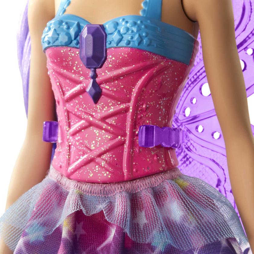 Barbie Dreamtopia Muñeca Hada Alas Moradas Best Buy