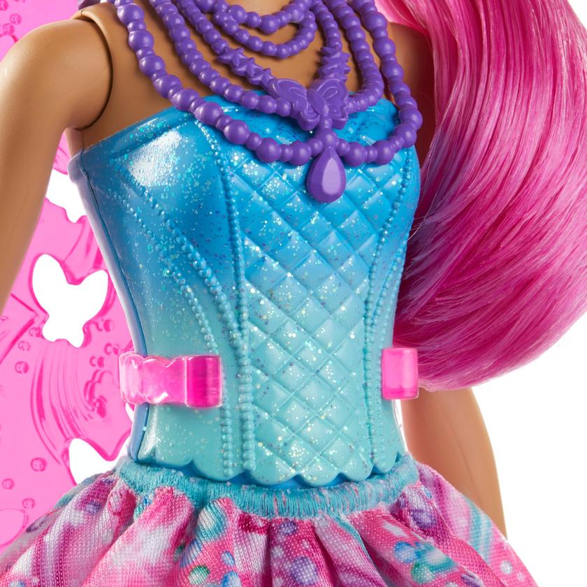 Barbie Dreamtopia Muñeca Hada Alas Rosas Best Buy