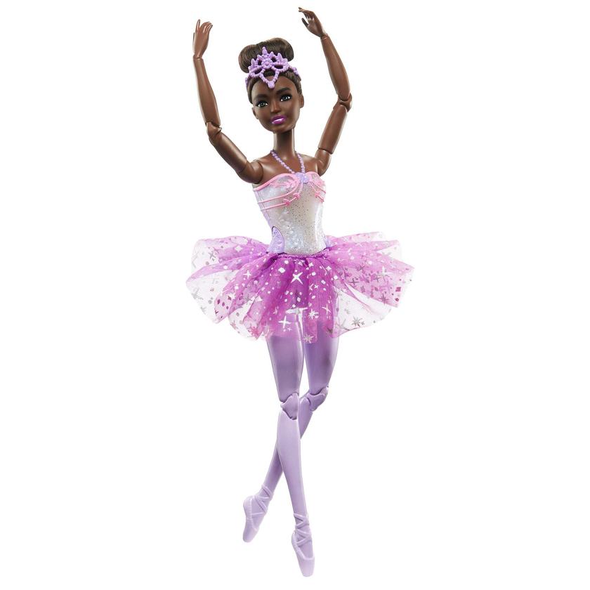 Barbie Dreamtopia Twinkle Lights Ballerina Doll, Brunette With Light-Up Feature, Tiara And Tutu On Sale