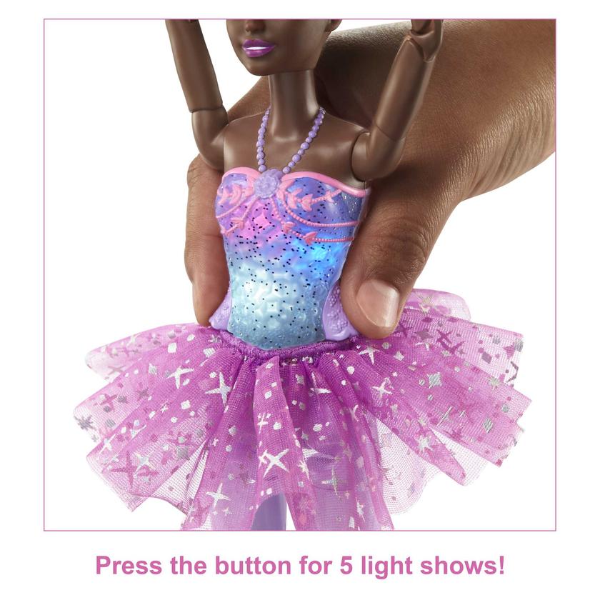 Barbie Dreamtopia Twinkle Lights Ballerina Doll, Brunette With Light-Up Feature, Tiara And Tutu On Sale