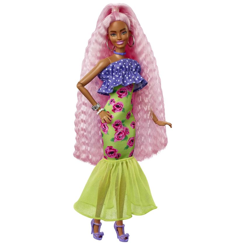 Barbie Extra Doll & Accessories Set With Mix & Match Pieces For 30+ Looks Same Day Delivery