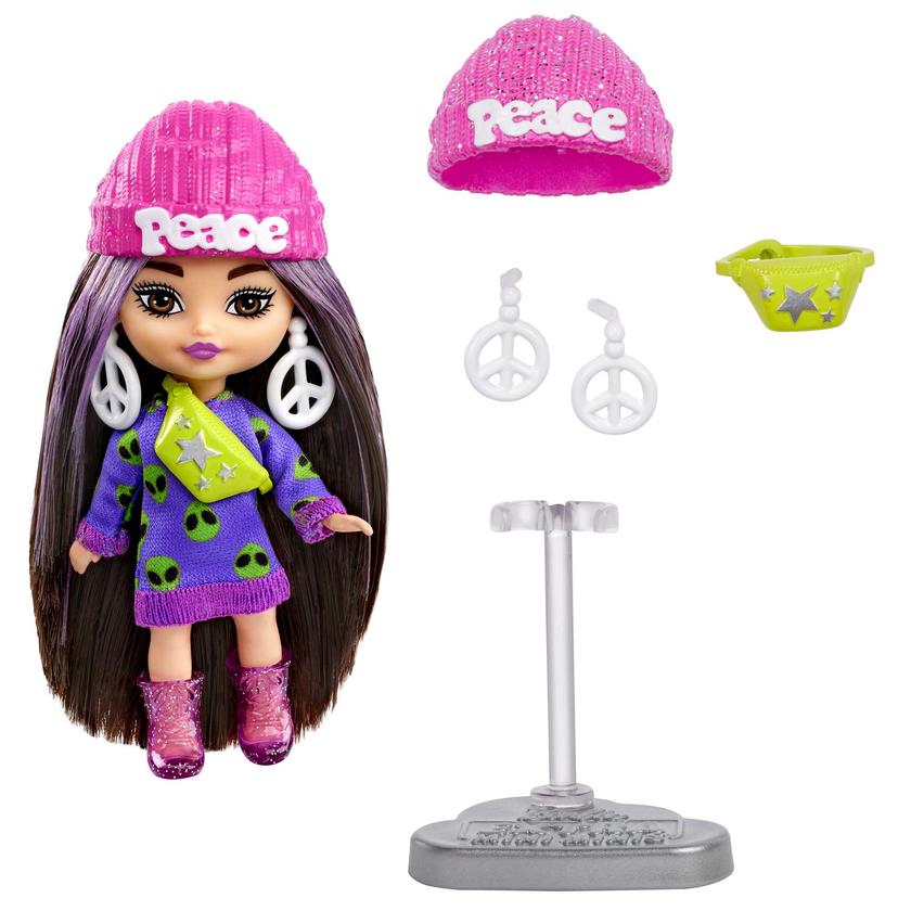 Barbie Extra Mini Minis Boneca Moletom Alienígena Same Day Delivery