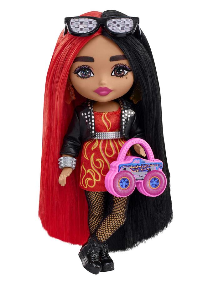 Barbie Extra Minis Muñeca Cabello Rojo y Negro On Sale