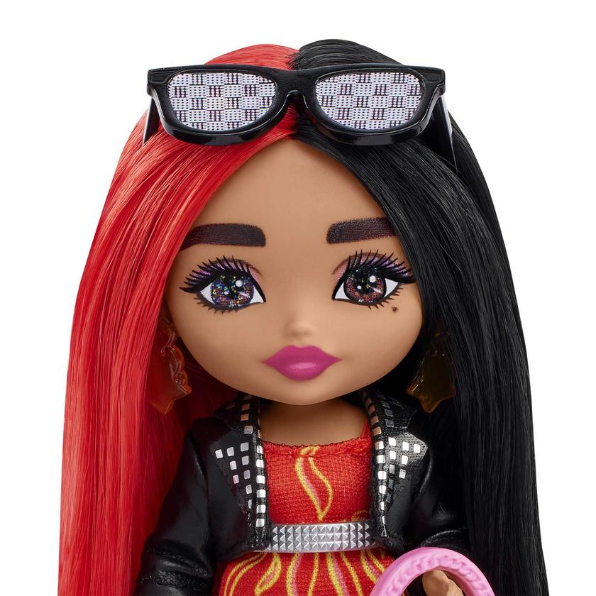 Barbie Extra Minis Muñeca Cabello Rojo y Negro On Sale