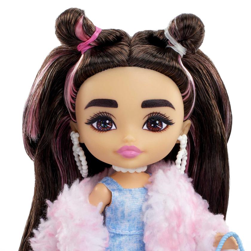 Barbie Extra Minis Muñeca Chamarra Peluda de Vaca Best Price