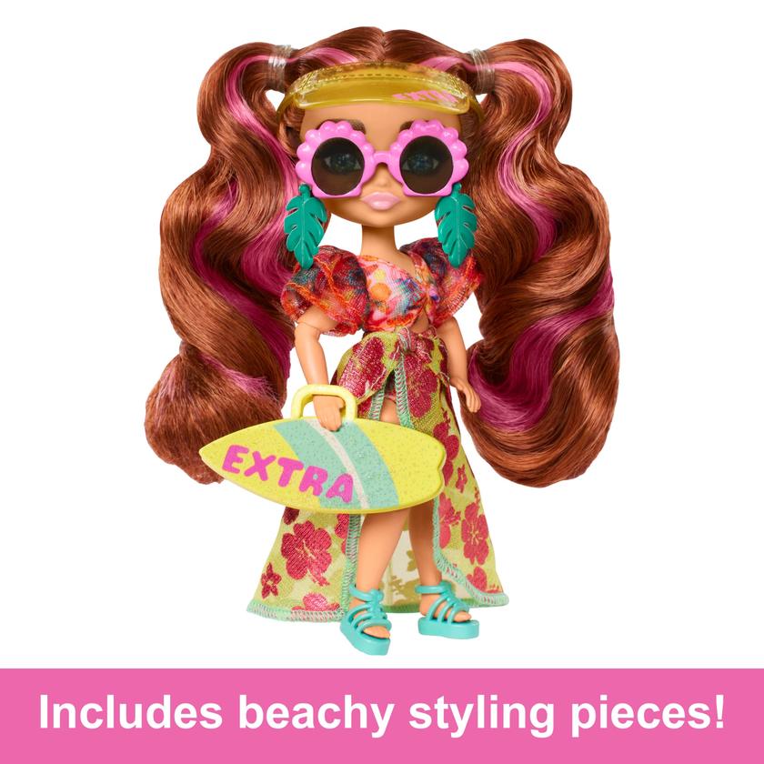 Barbie Extra Minis Travel Doll With Beach Fashion, Barbie Extra Fly High Quality