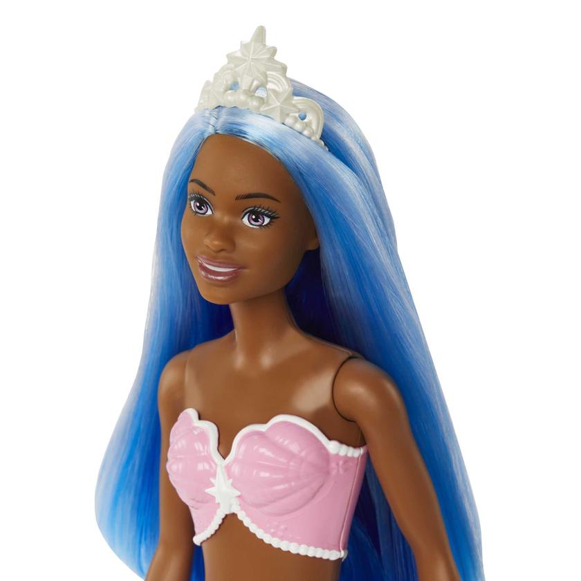 Barbie Fantasía Muñeca Sirena Aleta Azul Free shipping