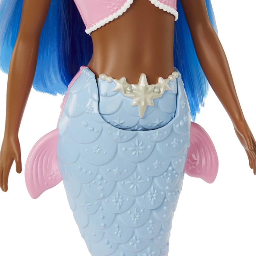 Barbie Fantasía Muñeca Sirena Aleta Azul Free shipping