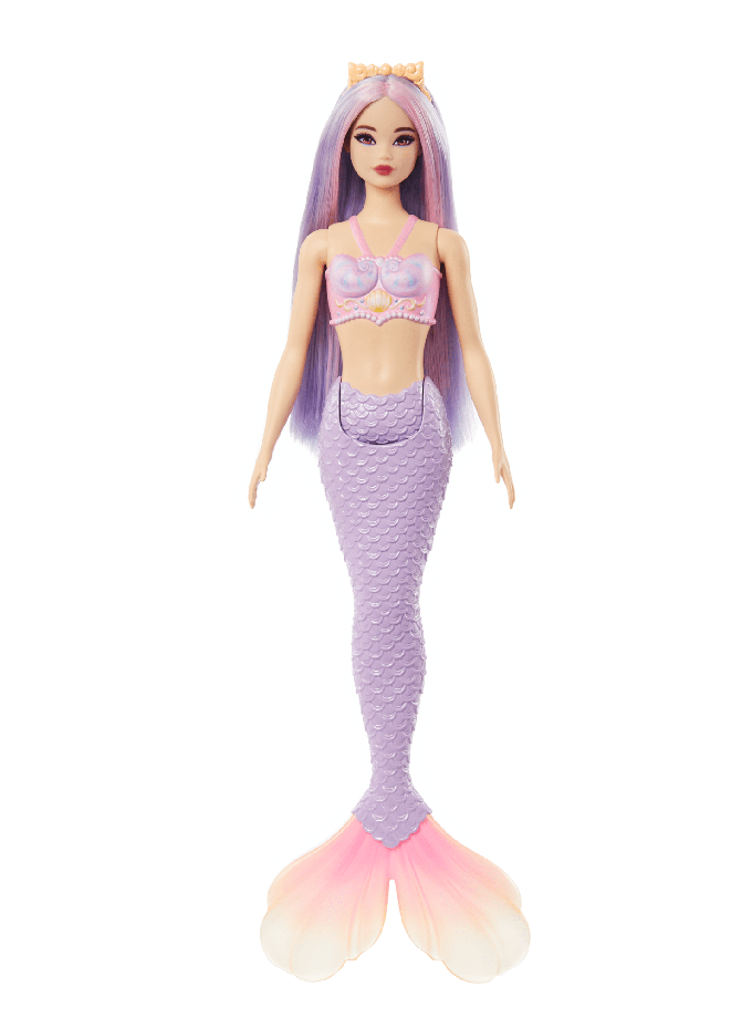 Barbie Fantasía Muñeca Sirena Cabello Lila For Sale