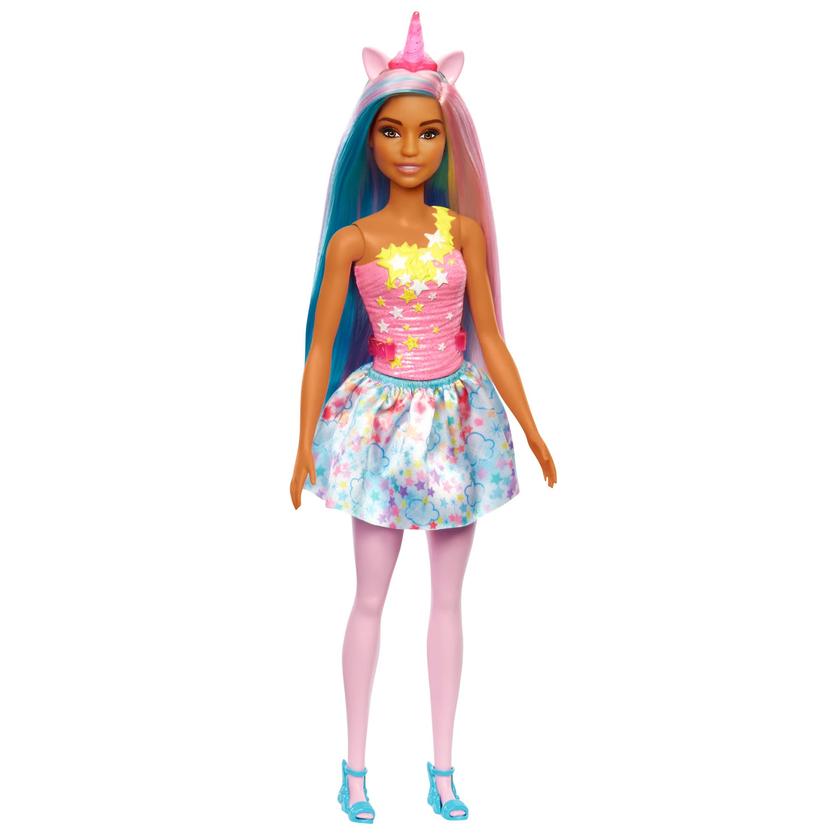 Barbie Fantasía Muñeca Unicornio Cuerno Rosa Same Day Delivery