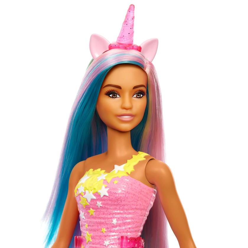 Barbie Fantasía Muñeca Unicornio Cuerno Rosa Same Day Delivery