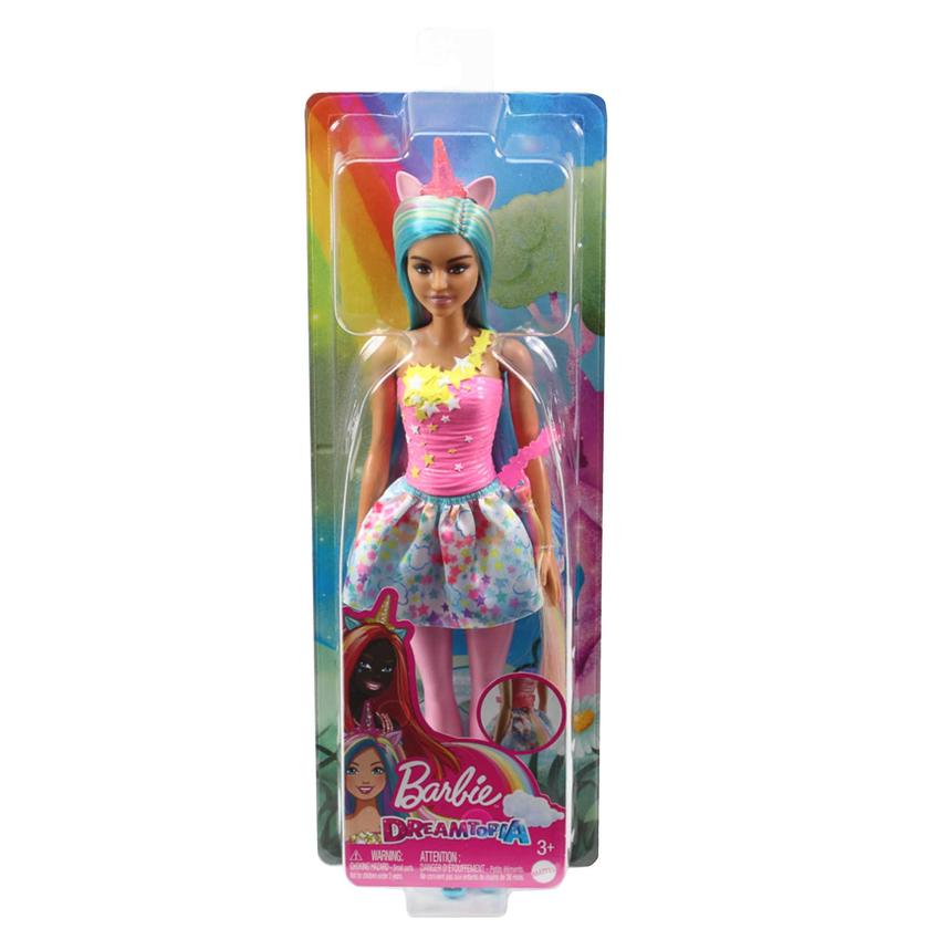 Barbie Fantasía Muñeca Unicornio Cuerno Rosa Same Day Delivery