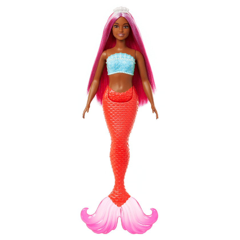 Barbie Fantasia Boneca Sereia com Cabelo Rosa On Sale