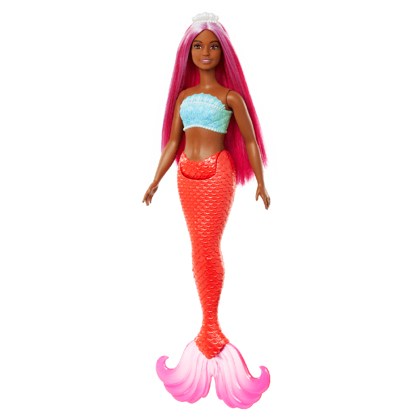 Barbie Fantasia Boneca Sereia com Cabelo Rosa On Sale