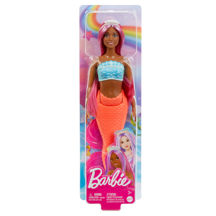 Barbie Fantasia Boneca Sereia com Cabelo Rosa On Sale