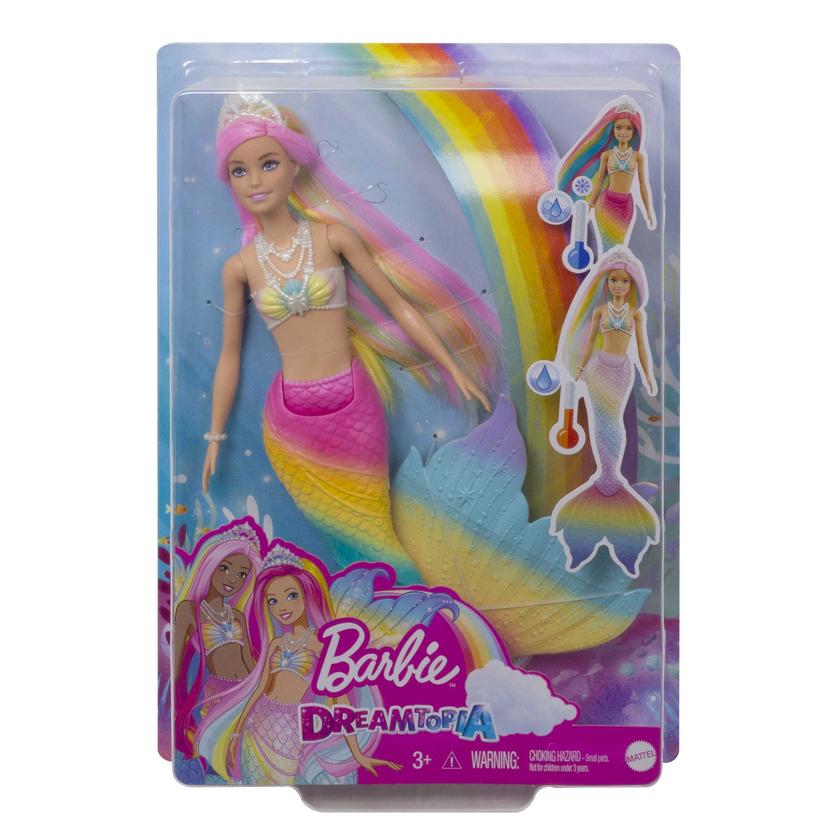 Barbie Fantasia Boneca Sereia Muda de Cor Free shipping