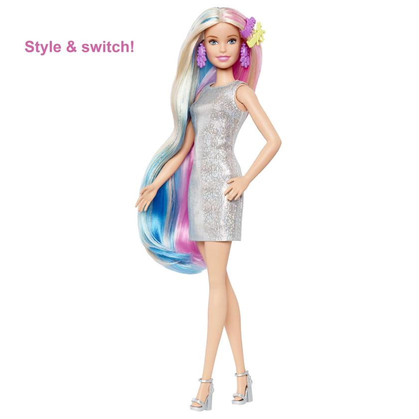 Barbie Fantasy Hair Fashion Doll With Colorful Blonde Hair, Accessories And Clothes Best Seller