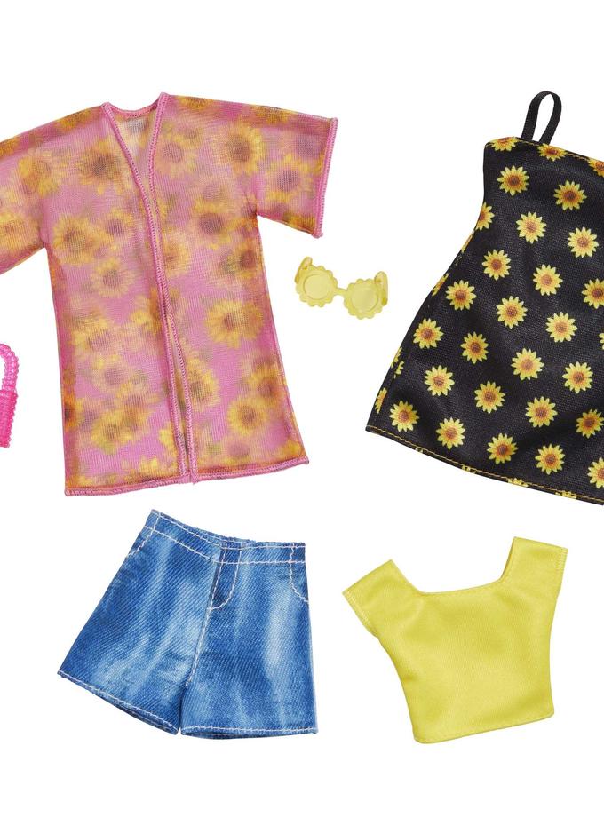 Barbie Fashion & Beauty Accesorios para Muñeca Looks de Girasoles High Quality