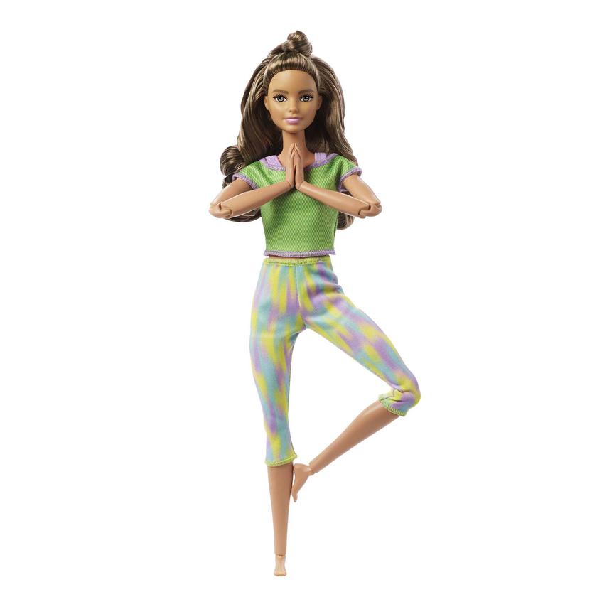 Barbie Fashion & Beauty Boneca Made to Move Ioga com Conjunto Verde Same Day Delivery