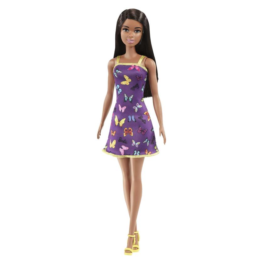 Barbie Fashion & Beauty Boneca Vestido Roxo com Borboletas Best Buy