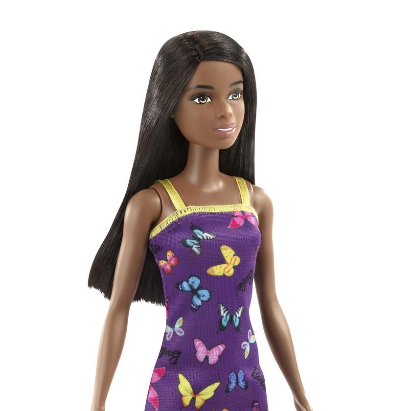 Barbie Fashion & Beauty Boneca Vestido Roxo com Borboletas Best Buy