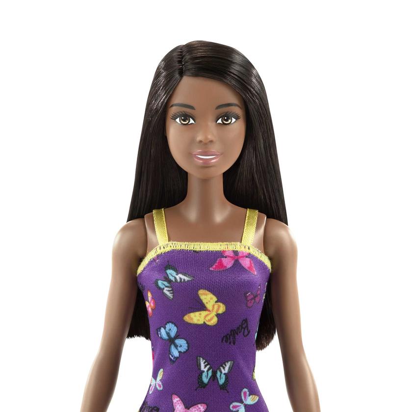 Barbie Fashion & Beauty Boneca Vestido Roxo com Borboletas Best Buy