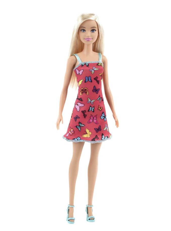 Barbie Fashion & Beauty Boneca Vestido Vermelho com Borboletas Best Buy