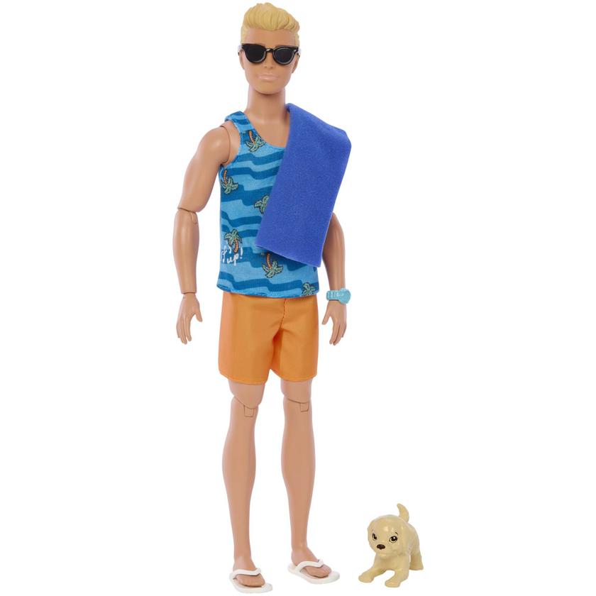 Barbie Fashion & Beauty Boneco Ken Dia do Surf Free shipping