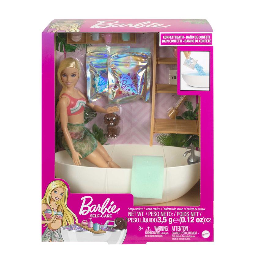 Barbie Fashion & Beauty Conjunto de Brinquedo Banho de Espuma com Boneca For Sale